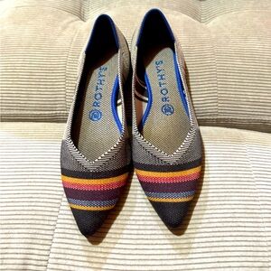 Rothy’s Inverse Stripe Points size 8